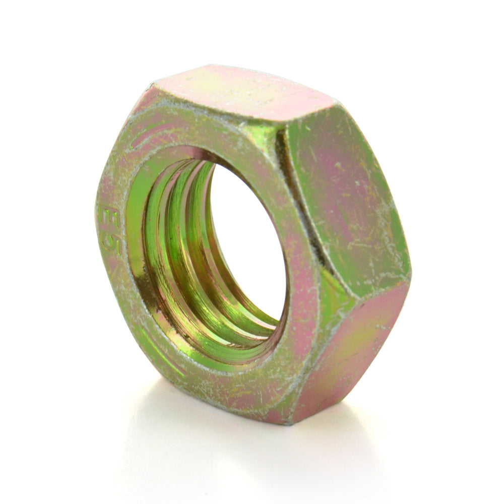 Gr5 Hex Jam Nut 3/4-10 Yellow Zinc