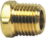1/8 Inch X 1/4 Inch Lead Free Brass Pipe Hex Bushing