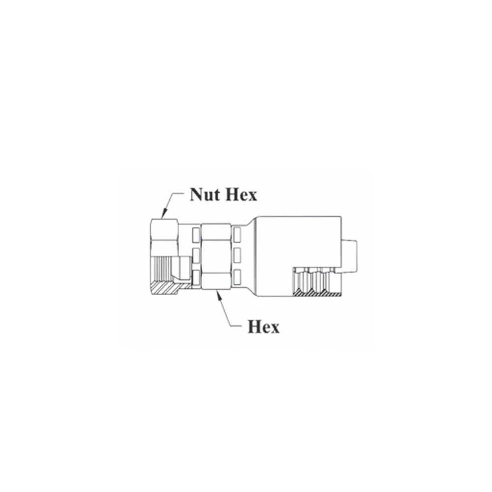 3/8 Inch Hose X 3/8-18 NPSM Female Swivel