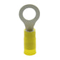 12-10 Gauge Ring Terminal 5/16" Stud Nylon Insulated Yellow