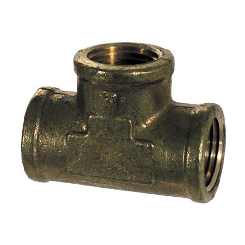 1 Inch Brass Pipe Female Tee