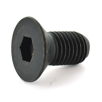 1/2-13 x 2-1/2 Inch Coarse Zinc Plated Medium Carbon Steel Flat Head Socket Cap Screw