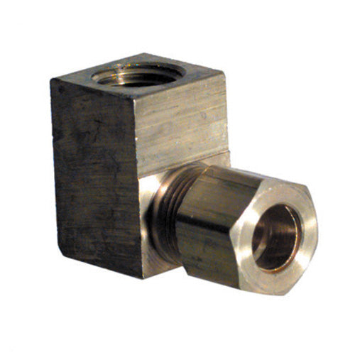 1/2 Inch Tube X 1/2 Inch Female Pipe Brass Compression Tube Female Elbow