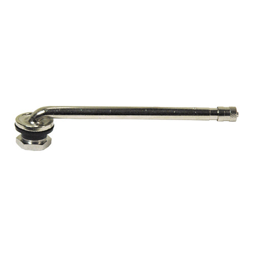 4-3/4" x 0.625 Clamp-In Truck / Bus 90 Degree Nickel Plated Tire Valve Stem