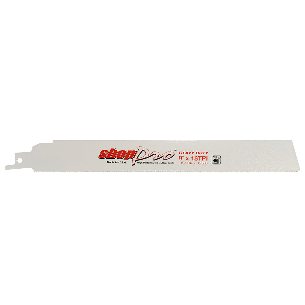 RECIPROCATING SAW BLADES - Shop Pro
