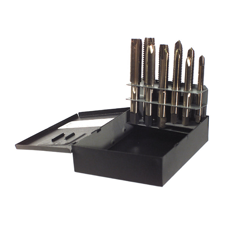 10 Piece Spiral Point Plug Tap Set With Metal Index