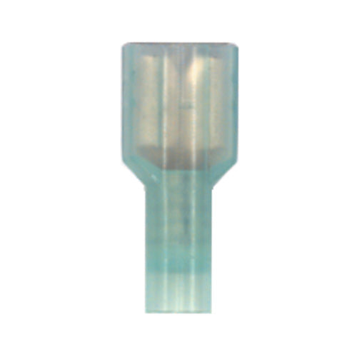3M Quick Slide Fully Insulated Female 1/4 Inch Push On Connector Blue