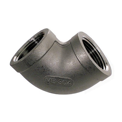 1/4" Schelule 40 NPT 304 Stainless Steel 90 Degree Elbow