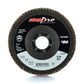 4-1/2 Inch x 7/8 Inch Premium XL Ceramic Abrasive Flap Disc-80 Grit