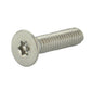 #10-24 x 1 Inch Stainless Steel Torx Pin Flat Head Tamper Resistant Machine Screw