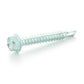 #12-24 x 1-1/4 Inch 410 Stainless Steel #5 Point Indented Hex Washer Head Self-Drilling Tek Screw