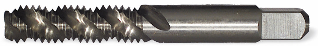 2000F Series #6-32 2-Flutes Bright High Speed Steel 52 Degree Spiral Flute Hand Bottoming Tap