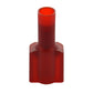 22-18 Awg 0.250 Inch X 0.032 Inch Tab Red Nylon Insulated Fully Insulated Push-On Male Quick Slide Disconnect