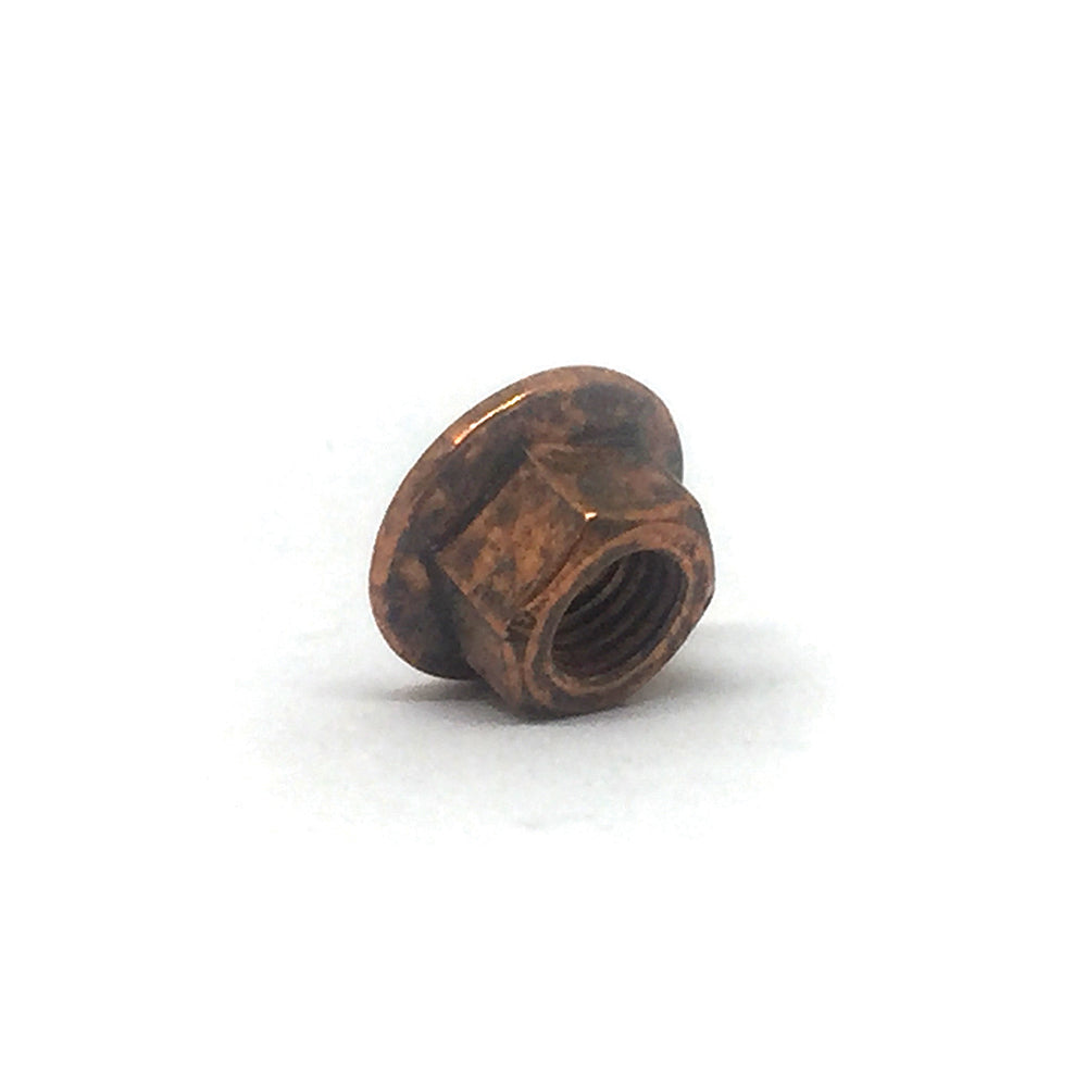 Cop Crimp Nut W/Flg M7Sw11