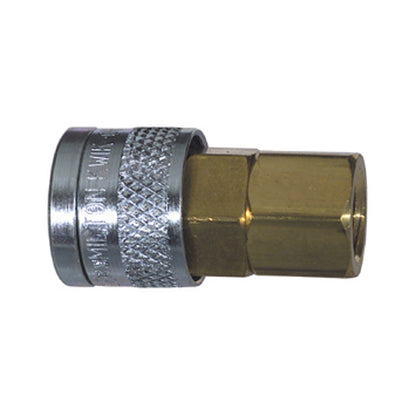 1/4 Inch Basic Size Push-On Type Industrial Interchange Coupler 1/4 Inch Female NPT