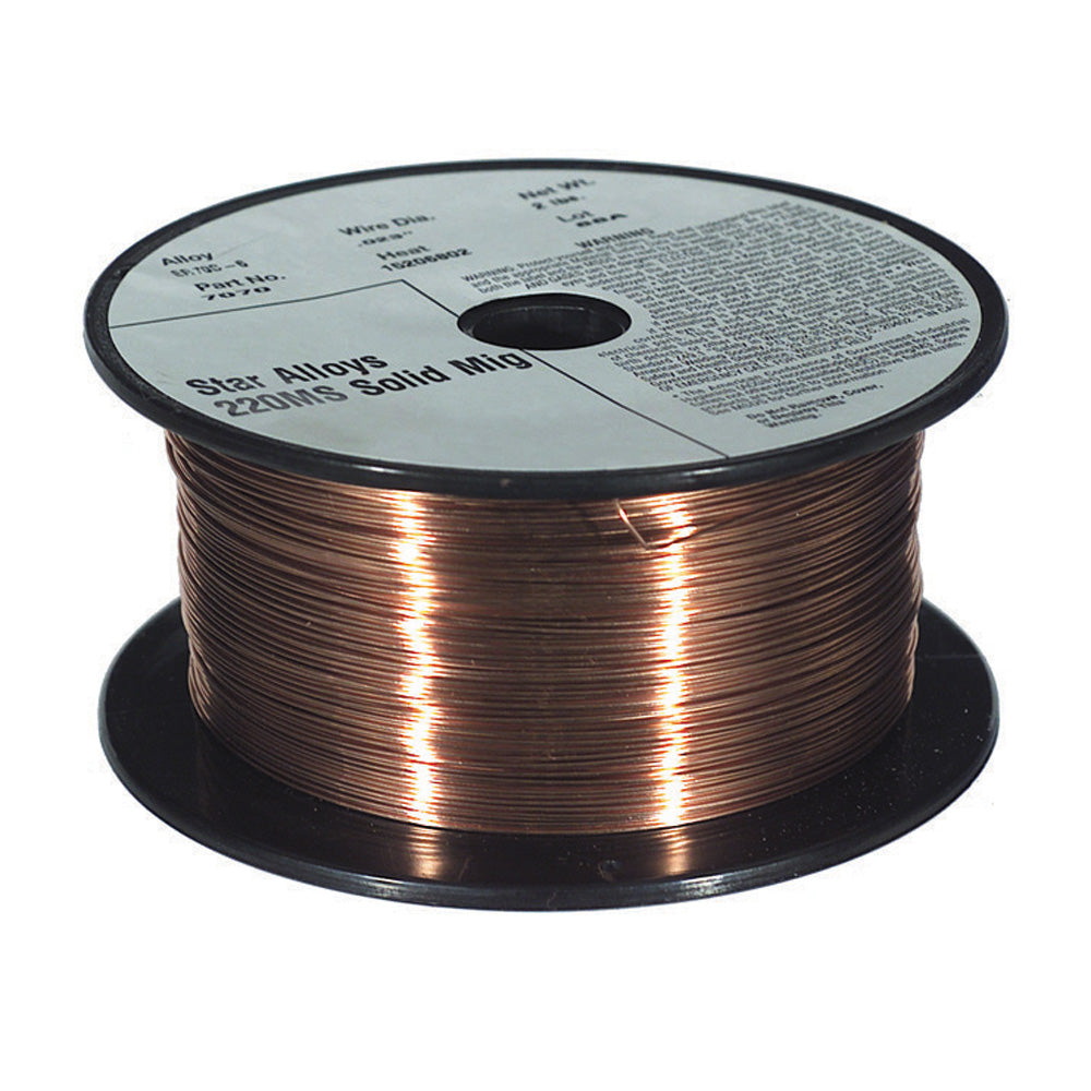 Star-Alloys 0.045 Inch 220Ms Mild Steel Solid Mig Wire - 33 Lb