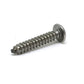 #8 x 1-1/4 Inch Stainless Steel Hex Pin Button Head Tamper Resistant Sheet Metal Screw
