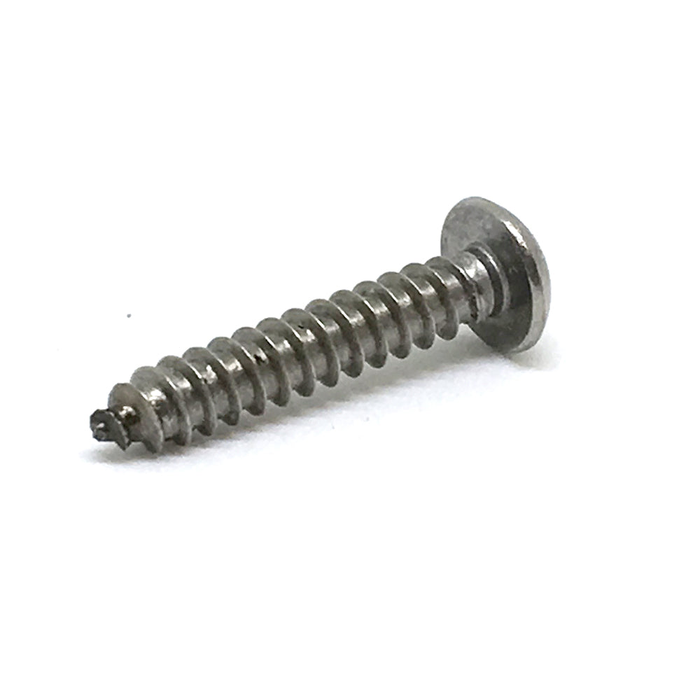 #8 x 1 Inch Stainless Steel Hex Pin Button Head Tamper Resistant Sheet Metal Screw