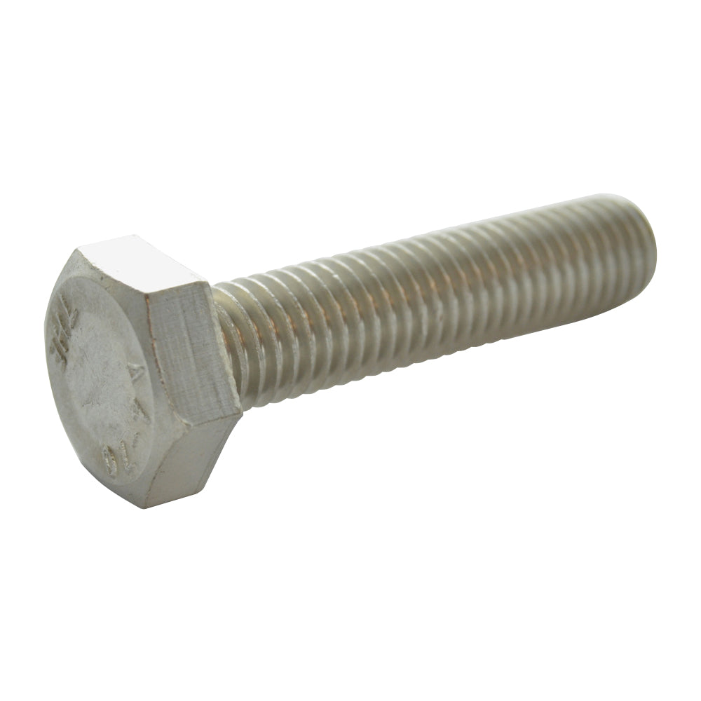 M5 x 0.8 x 16 Mm Coarse Plain A4 Stainless Steel Hex Head Cap Screw