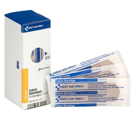 1"X3" Fabric Bandages