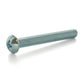 #10-32 x 1/2 Inch Fine Zinc Plated Steel #2 Phillips Drive Round Head Machine Screw