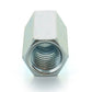 1/2-13 x 3/8-16 x 1-1/4 Zinc Plated A563 Grade A Reducing Hex Coupling Nut