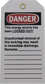 Two-sided tag, warnings & graphics Both sides, lines for additional, 3/8" eyelet accepts most locks 3" W x 5-3/4" H