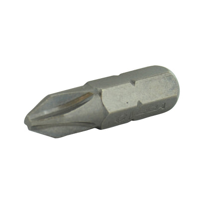 Phillips® Drive 1/4 Inch Hex Shank #0 Tip 1 Inch Length Steel Insert Bit