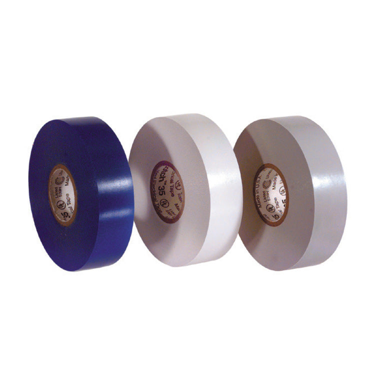 3/4 Inch X 66 Ft Scotch 35 Vinyl Electrical Color Coding Tape Gray