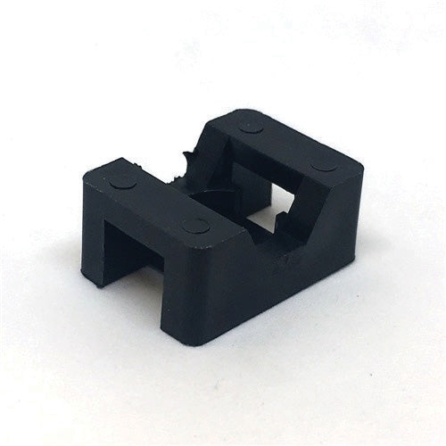 5/8 Inch X 7/8 Inch Nylon Screw Mount Cable Clip Black