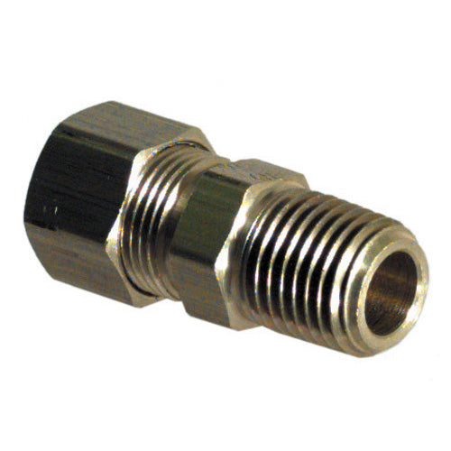 1/4 Inch Tube X 1/8 Inch Male Pipe Brass Self-Align Tube Male Connector