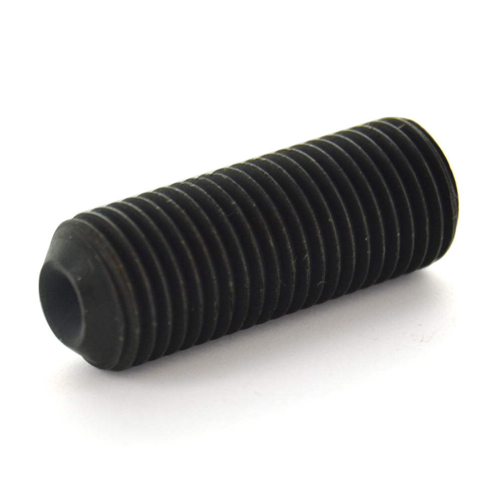 5/16-24 x 1/2 Inch Fine Black Oxide Alloy Steel Cup Point Socket Head Set Screw