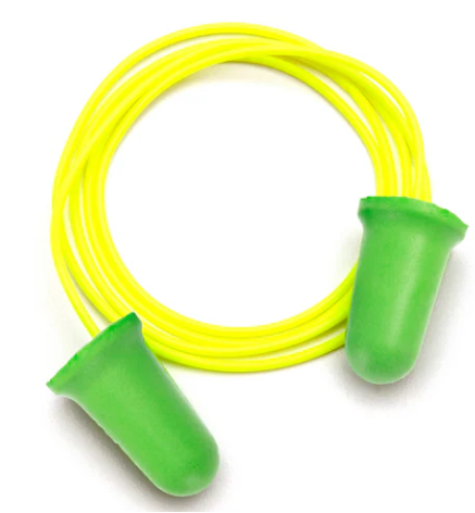 Corded Ear Plugs Green