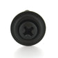 #8-18 x 3/4 Inch Black Phosphate Type Ab Phillips Oval Trim Head Tapping Screw