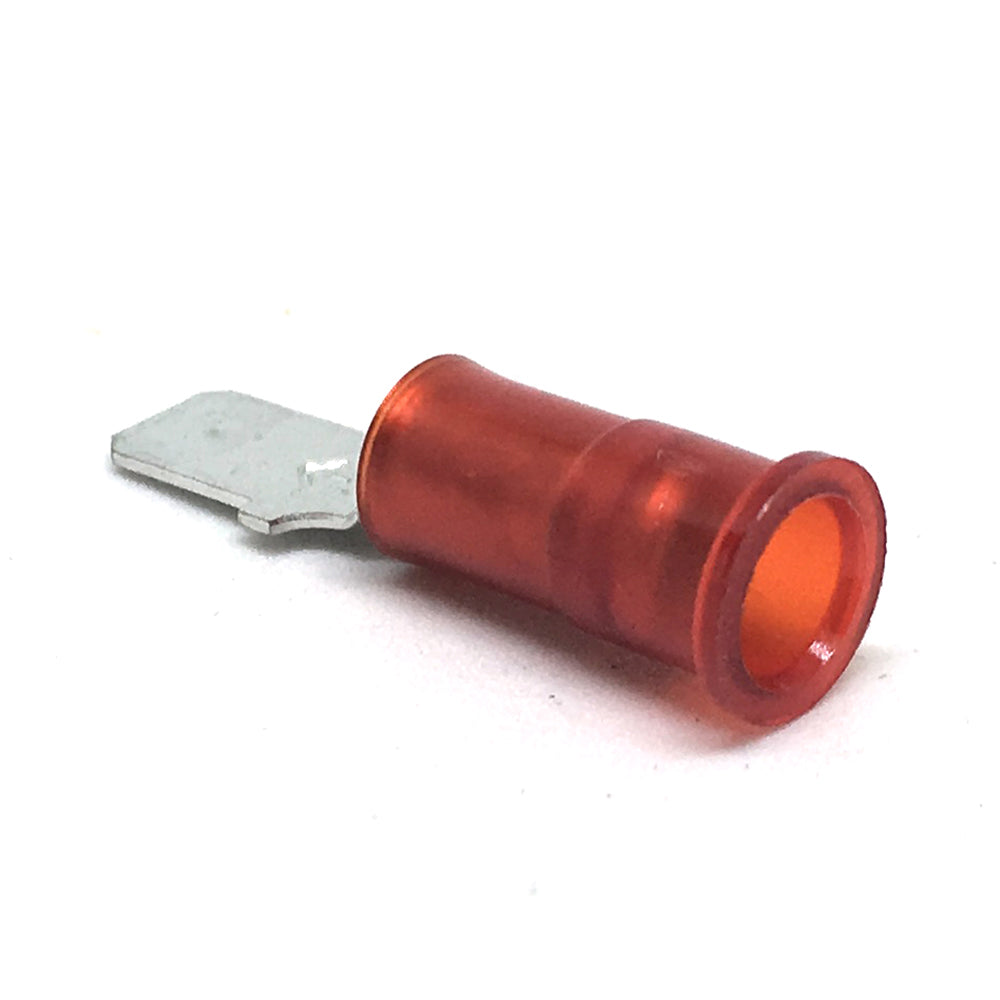 22-18 Gauge Nylon Insulated Male Quick Disconnect Terminal Red 3/16 Inch Tab