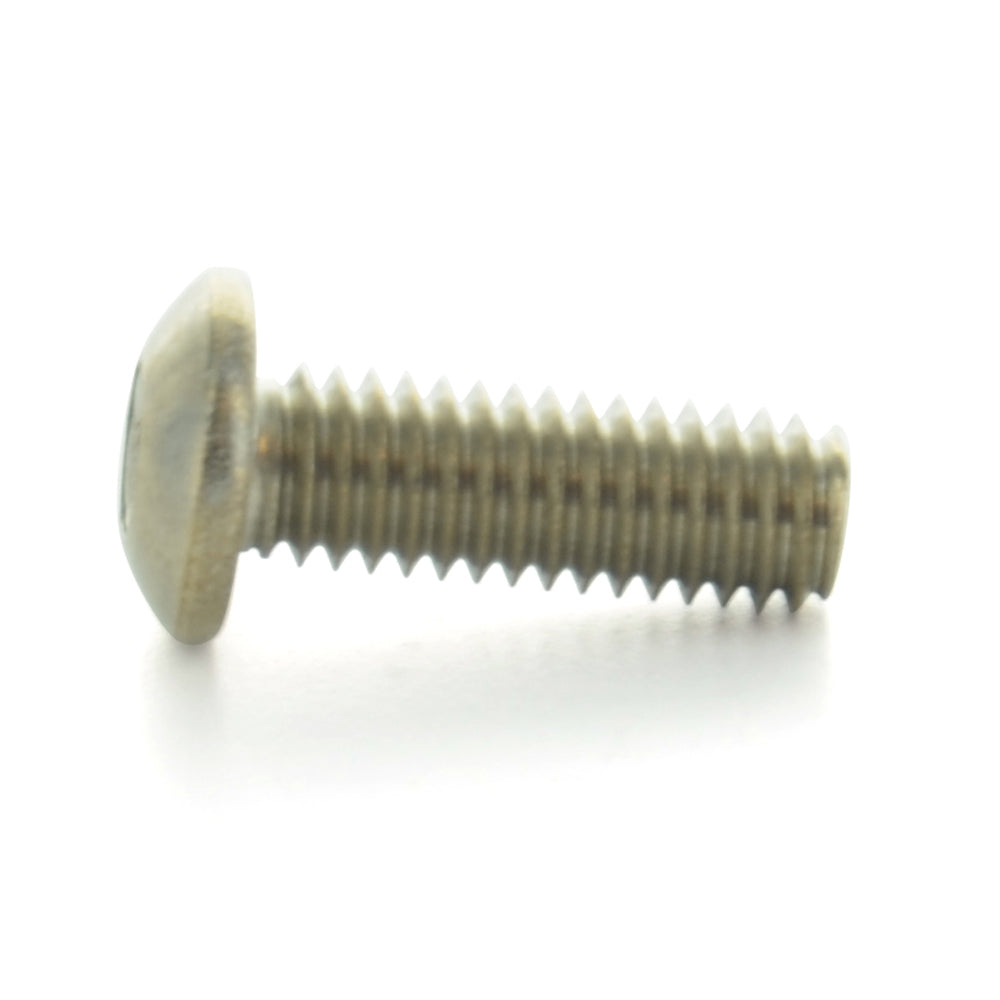 M4 x 0.7 x 20 mm Coarse Plain 18-8 (A2) Stainless Steel Iso 7380-1 Button Head Socket Cap Screw