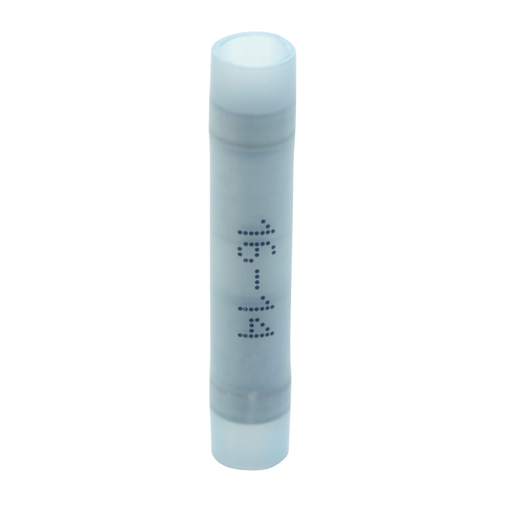 16-14 Gauge Butt Connector 4-Piece Sleeve Design Nylon Insulated Blue