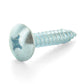 #10 x 1-1/2 Inch Zinc Plated Alloy Steel Truss Head Type-Ab Self-Tapping Sheet Metal Screw