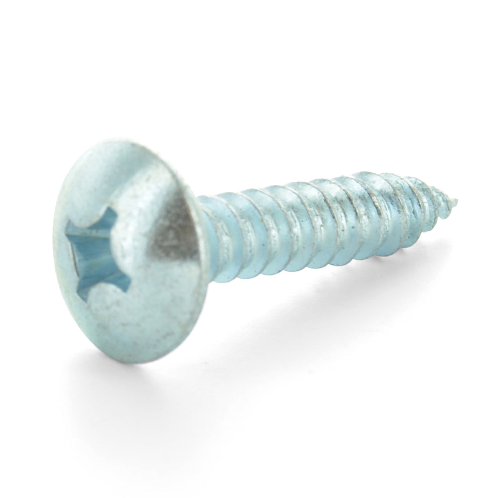 #6 x 1 Inch Zinc Plated Alloy Steel Truss Head Type-Ab Self-Tapping Sheet Metal Screw