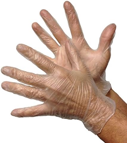 Powder-Free VINYL Exam Gloves Box of 100, 4 mil - CLEARANCE