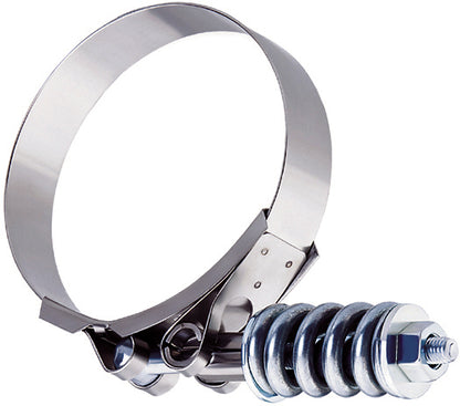 #86 SAE 3.25 Inch To 3.59 Inch Diameter Carbon Steel Stainless Steel Heavy Duty T-Bolt Spring Loaded Clamp
