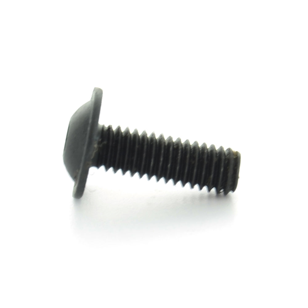M6 x 1 x 25 Mm Coarse Black Oxide Class 10.9 Iso 7380-2 Button Flange Head Socket Cap Screw