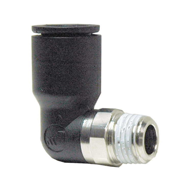 1/4 Inch X M12 Male BSPT X Compression Glass Filled Nylon 90 Degree Tube Male Elbow