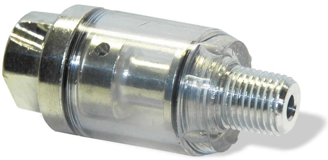 1/4 Inch Male National Pipe Thread (MNPT) X 1/4 Inch Fnpt 1/2 Oz Oil In-Line Lubricator