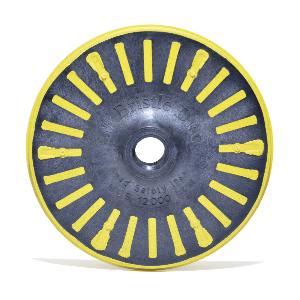 4-1/2 Inch x 5/8-11 Scotch-Brite� Bristle Disc Grade 80 Ceramic Abrasive Grain Yellow