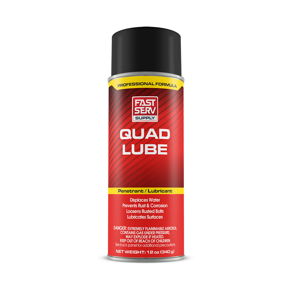 Fastserve Quad Lube Penetrant/Lubricant - 12 Oz Net Weight - Aerosol