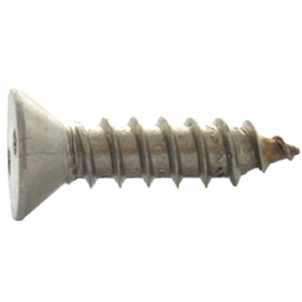 #14 x 1-1/2 Inch Stainless Steel Spanner Flat Head Tamper Resistant Sheet Metal Screw