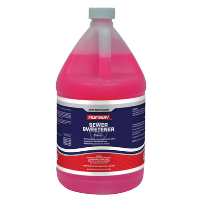Fastserv Sewer Sweetener Cherry - 1 Gallon Bottle