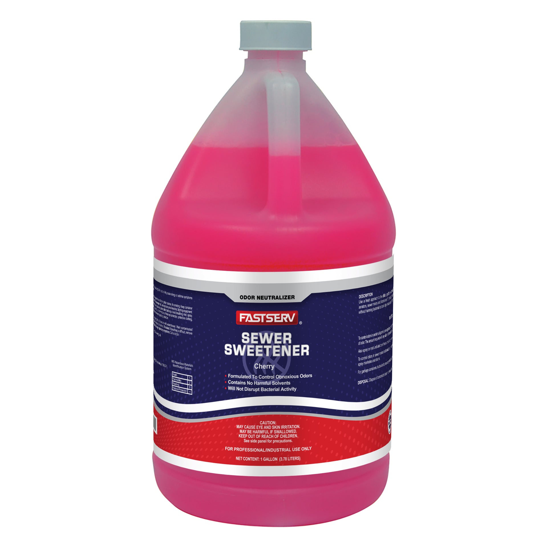 Fastserv Sewer Sweetener Cherry - 1 Gallon Bottle