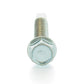 #10-16 x 2 Inch Zinc Plated Low Carbon Steel #3 Point Indented Hex Washer Head Self-Drilling Tek Screw